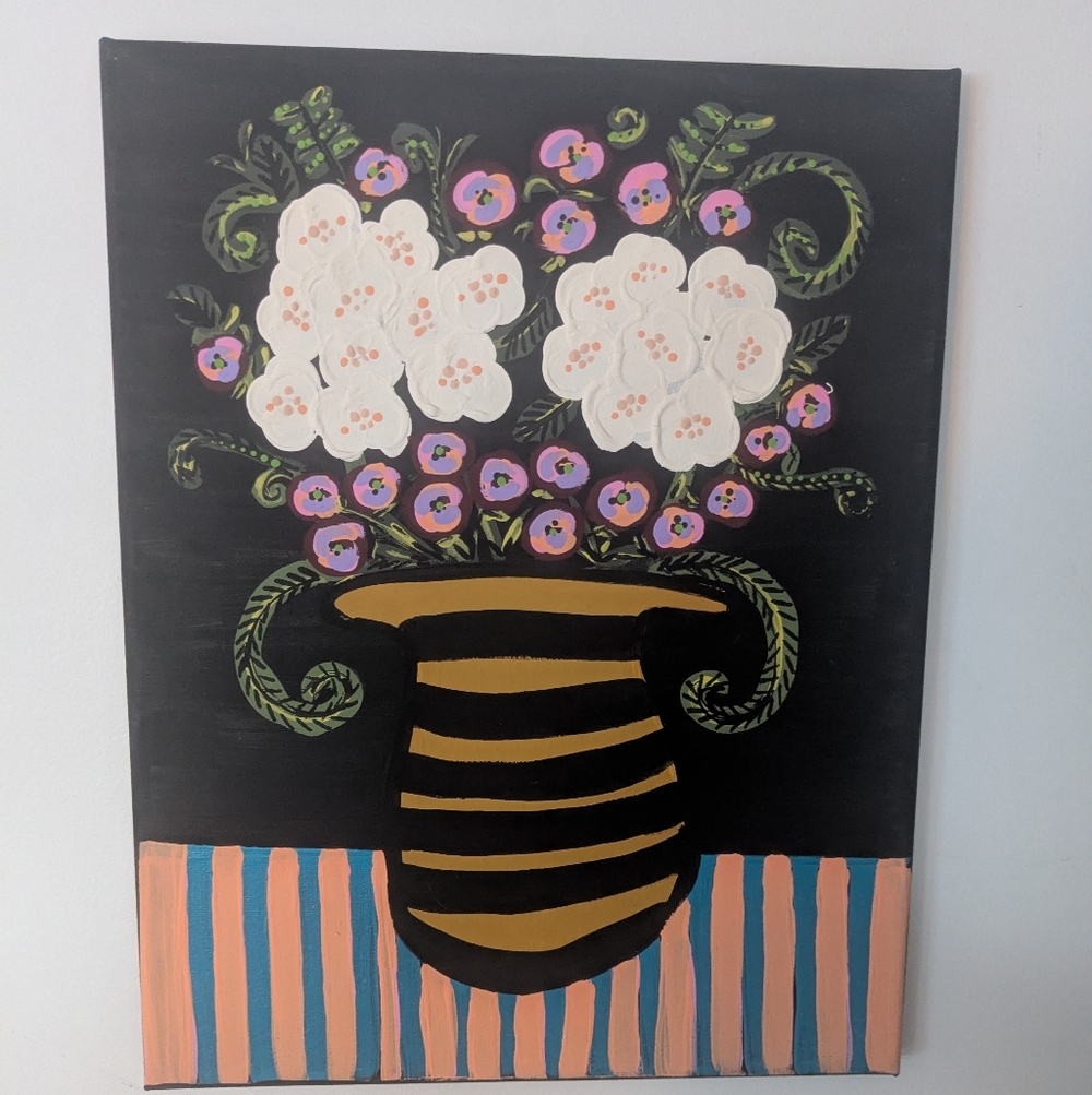 "Cotton Dandy" Original Signed Folk Art ❤️